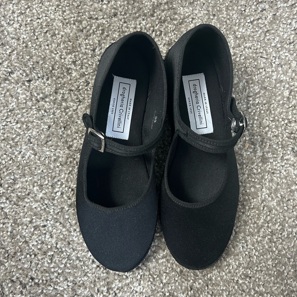 Black Mary Jane Flats by - Picture 3 of 9
